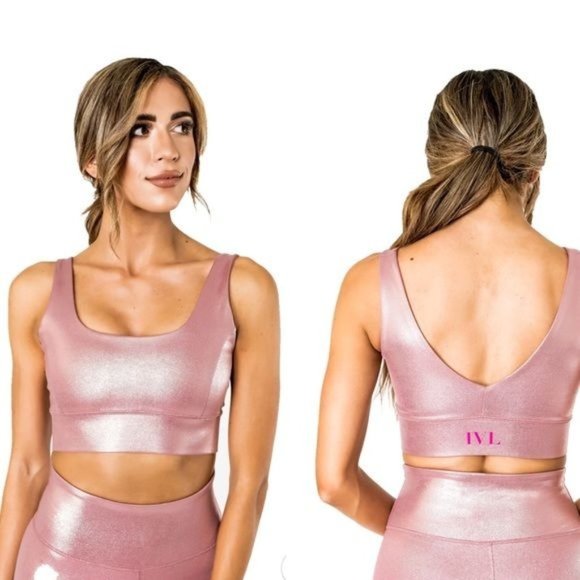 IVL collective shimmer power sports bra 8 - Picture 1 of 7